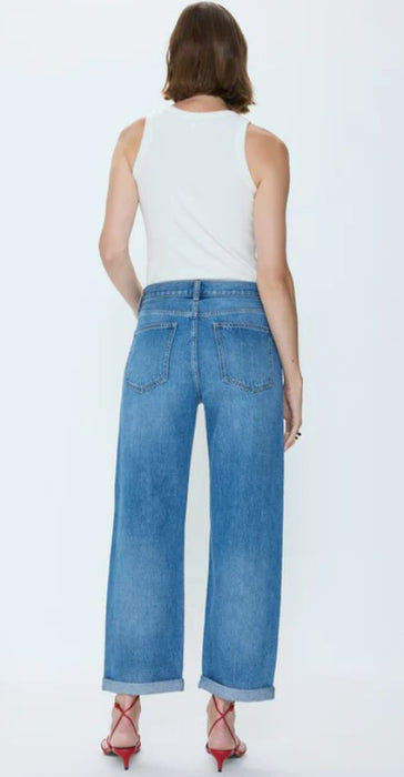 Pistola Donny Rolled Hem Boyfriend Jean - Heartfelt