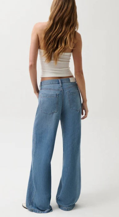 Pistola Jadyn Drawstring Palazzo Jeans - Expanse