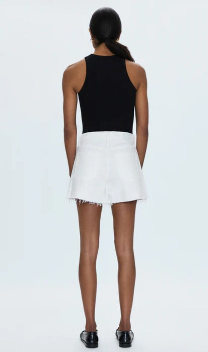 Pistola Kennedy Relaxed Denim Short - Antique White