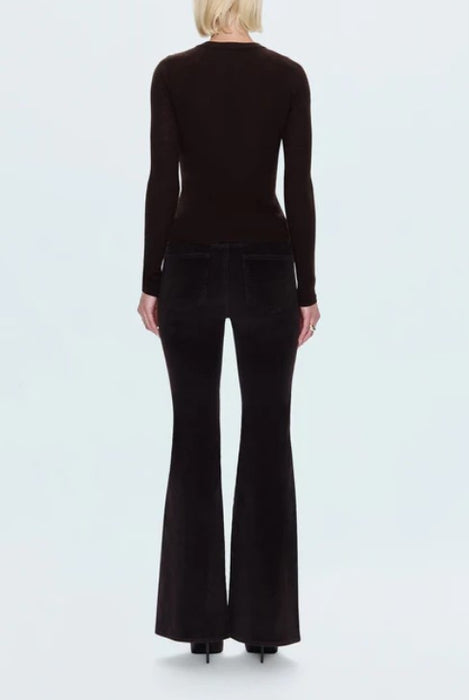 Pistola Kinsley Mid Rise Flare Jeans - Mocha
