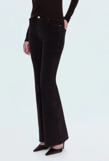 Pistola Kinsley Mid Rise Flare Jeans - Mocha