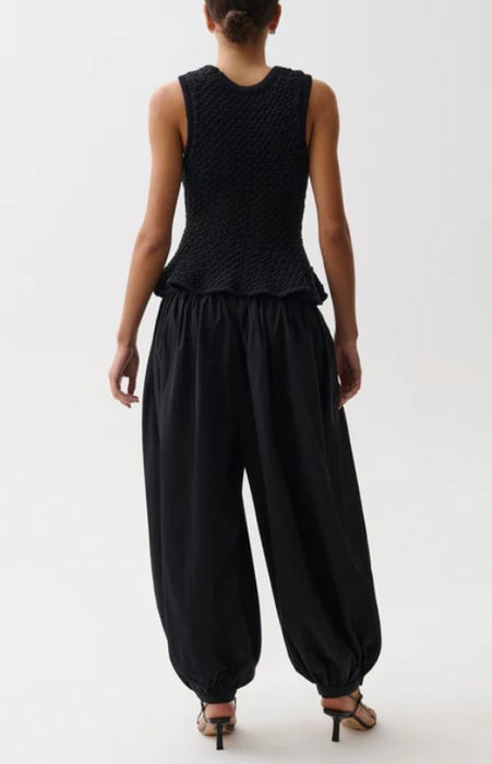 Pistola Liya Poplin Balloon Pant - Black