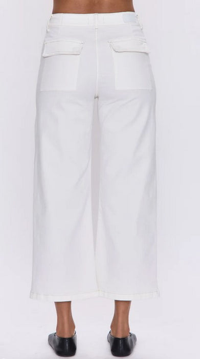 Pistola Sophia Wide Leg Utility Pants - Le Blanc