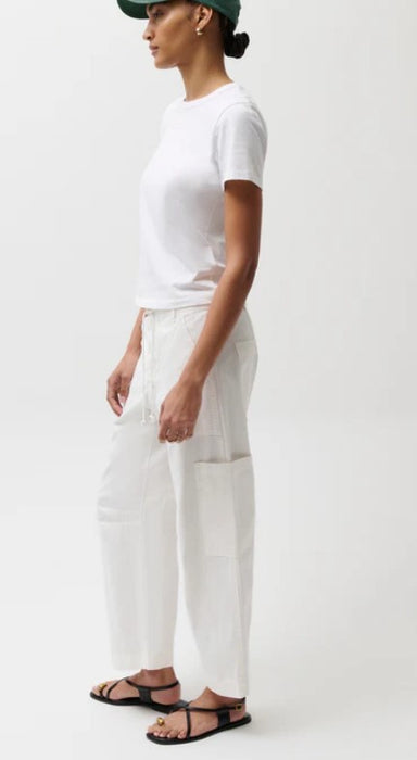 Pistola Sabrina curved utility Pants - White