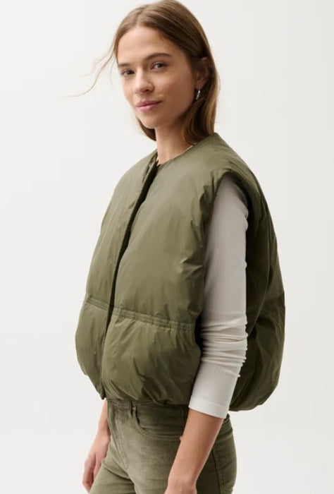 Pistola Catarina Nylon Puffer Vest - Ivy