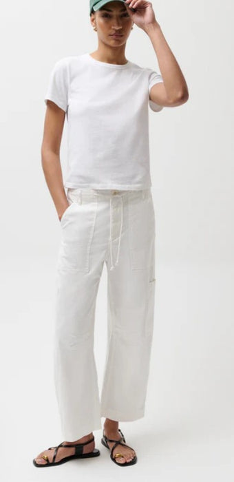 Pistola Sabrina curved utility Pants - White