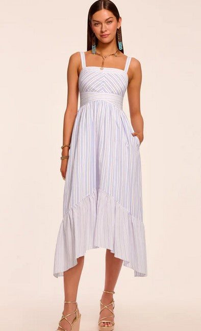 Ramy Brook Nadia Dress - Blue Stripe