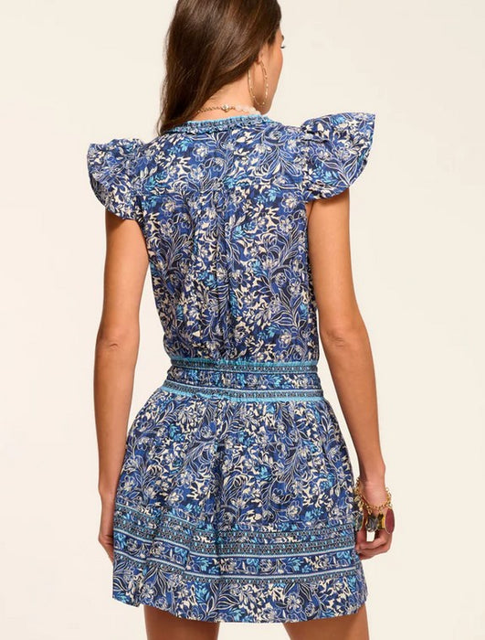 Ramy Brook Tahlia Dress - navy Floral