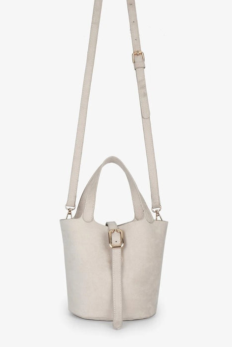 Remi Reed Joya Bucket Faux Suede - Pearl