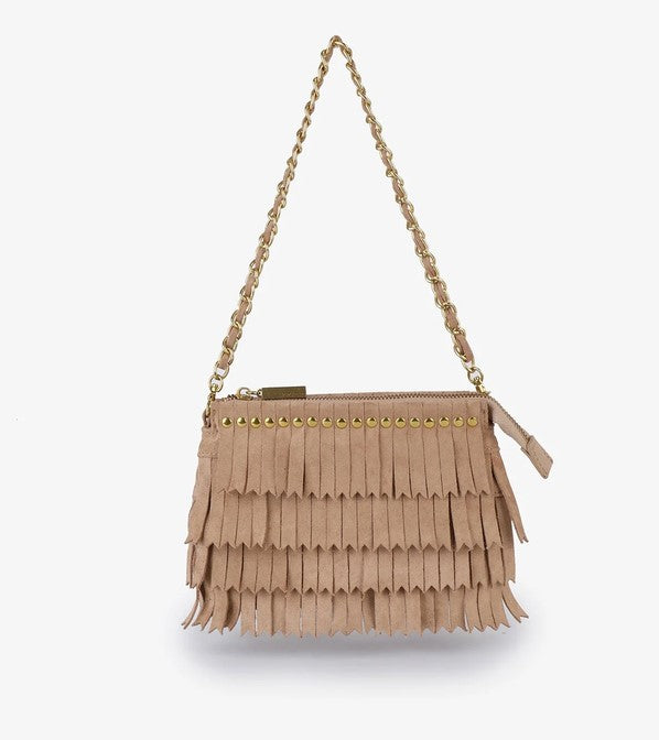 Remi Reed Vassel Fringe - Tan