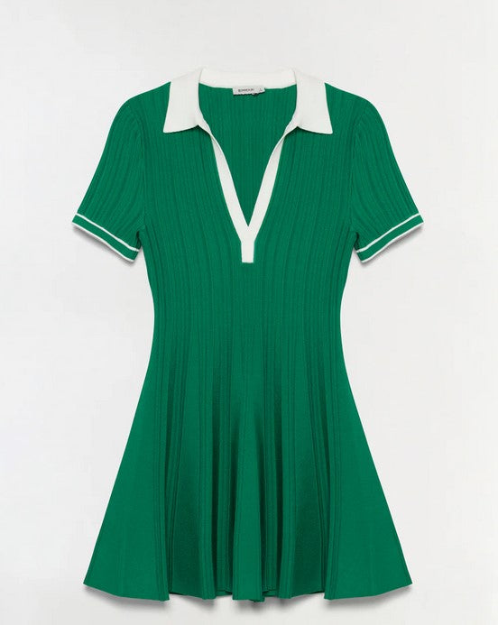 Simkhai Page Knit Dress - Kelly Green