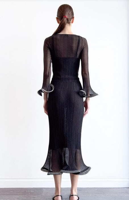 Simkhai Brighton Midi Skirt - Black