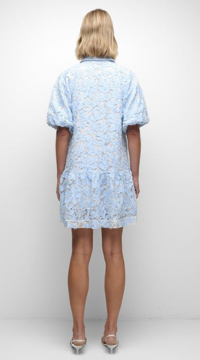 Simkhai Crissy Cotton Lace Dress - Celeste
