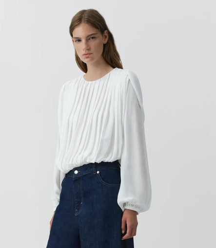 Simkhai Frida Long Sleeve Top - Ivory