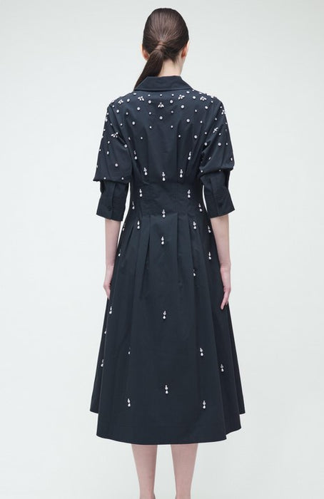 Simkhai Jazz Embellished Midi Dress - Black