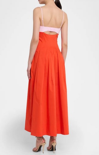 Simkhai Maddy Dress - Lobster/Pink