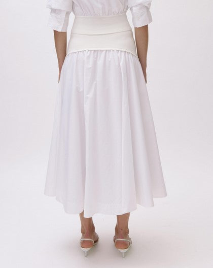 Simkhai Ovie Skirt - White