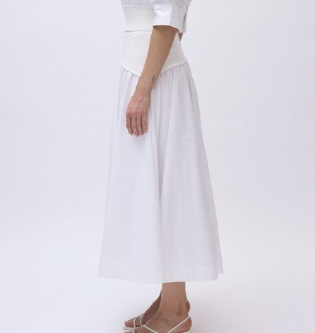 Simkhai Ovie Skirt - White