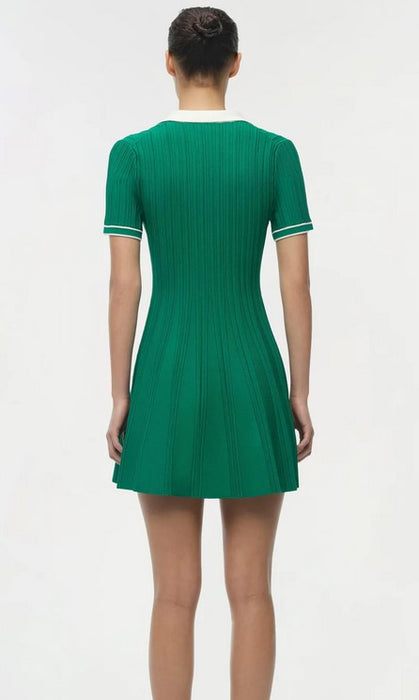 Simkhai Page Knit Dress - Kelly Green