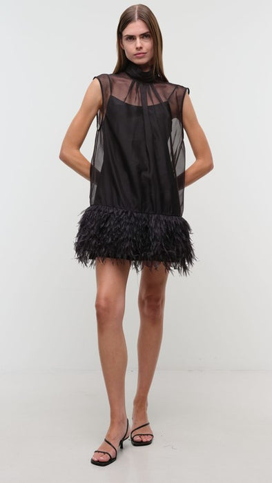 Simkhai Shirya Mini Dress - Black