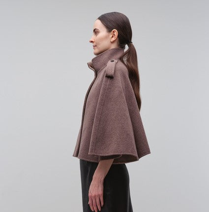 Simkhai Yara Cape/Jacket - Mushroom Melange