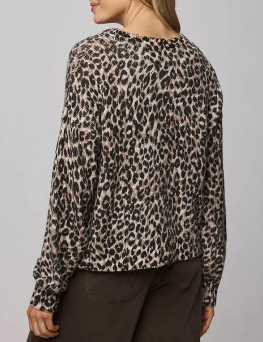 Splendid Delaney Sweater - Snow Leopard