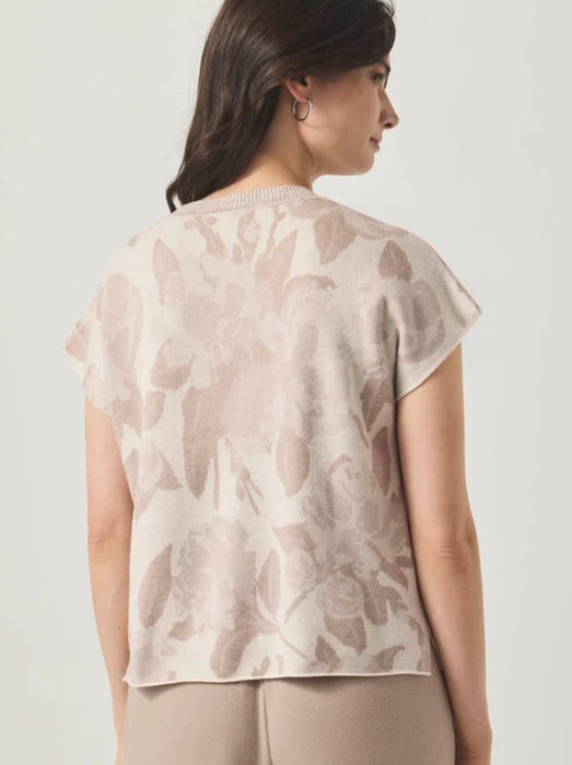 Splendid Flora Floral Sweater - Natural