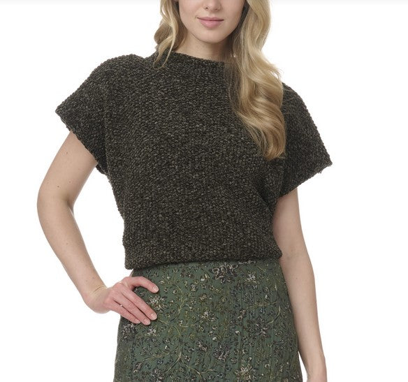 Splendid Andrea Chenille Sweater - Green