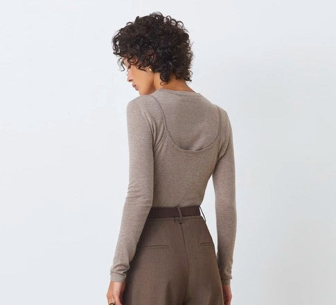 Suncoo Paris Prava Top - Taupe