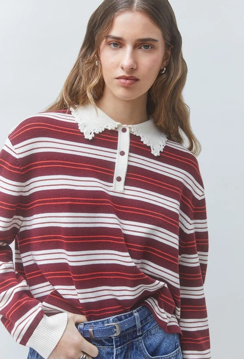 Suncoo Paris Prego Ruby Sweater - Bourgogne
