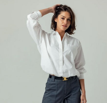 We are Sundays Amalie Shirt - White