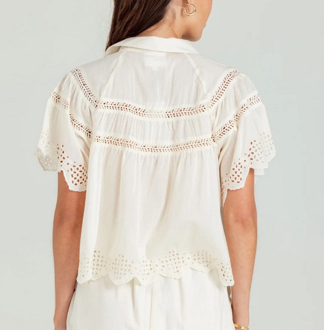 We are Sundays Bluff Shirt - Whisper White