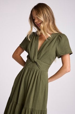 We are Sundays Fleet Dress - Olive