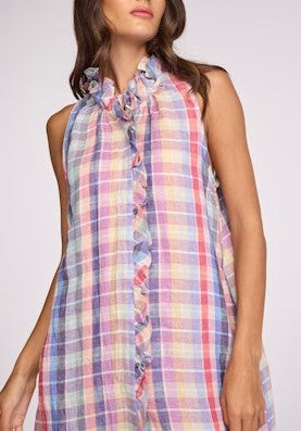 We are Sundays Plaid Gaelle Dress - Plaid