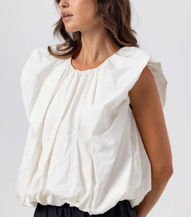 We are Sundays Keira Top - Whisper White