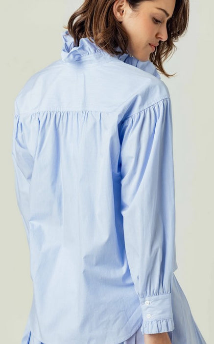 We are Sundays Opal Shirt - Blue Stripe