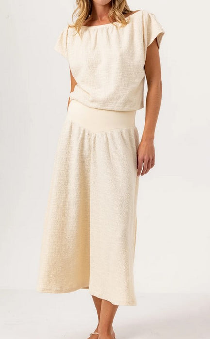 We are Sundays Sapphire Skirt - Coconut Milk
