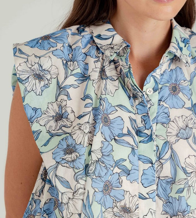 We are Sundays Sutton Shirt - vista Floral