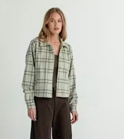 We are Sundays Theo Plaid Jacket - Mooreland Plaid
