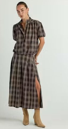 We are Sundays Veda Jacket - Ashwood Plaid