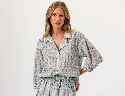 We are Sundays Brooklyn Shirt - Damask