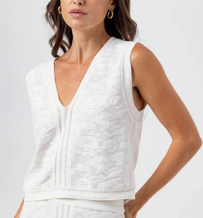 We are Sundays Clover Top - Cream
