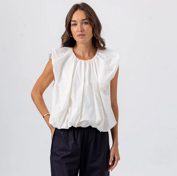 We are Sundays Keira Top - Whisper White