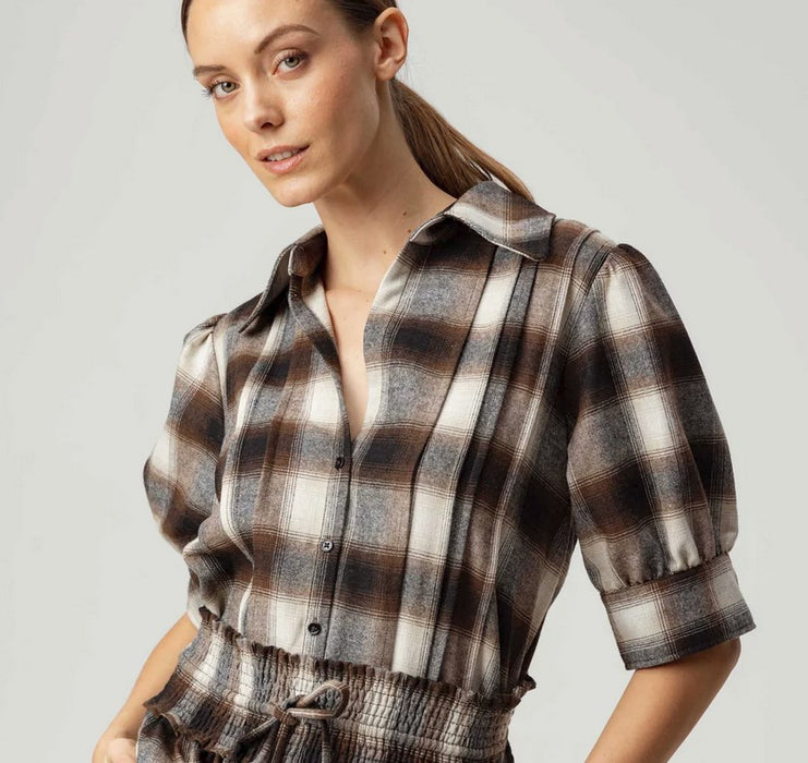 We are Sundays Lilia Shirt - Coco Plaid