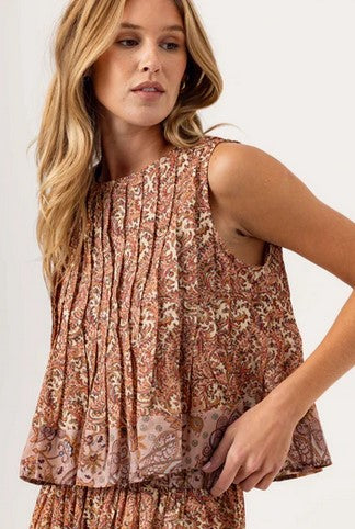 We are Sundays Lumi Top - Floral Vine