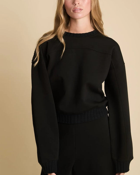 We are Sundays Marot Top - Black