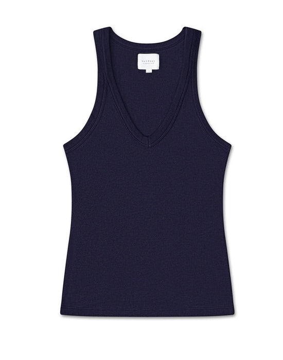 We are Sundays Mick Tank - Navy