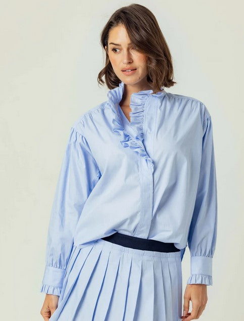 We are Sundays Opal Shirt - Blue Stripe