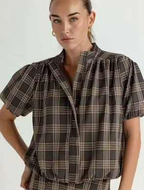 We are Sundays Veda Jacket - Ashwood Plaid