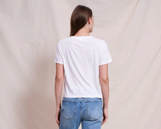 Sundry Crew Neck Tee - White